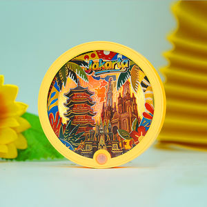 Aimant rond de réfrigérateur de sculpture de papier de nouveauté logo personnalisé aimant rond de réfrigérateur papier découpé pour <span class=keywords><strong>la</strong></span> décoration à <span class=keywords><strong>la</strong></span> maison - Product Image 4