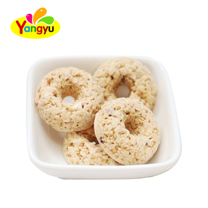 Cereales de cacahuete y <span class=keywords><strong>avena</strong></span> en forma de donut, aperitivo crujiente en círculo, empaquetado individualmente en bolsa de 280g, venta al por mayor. - Product Image 4