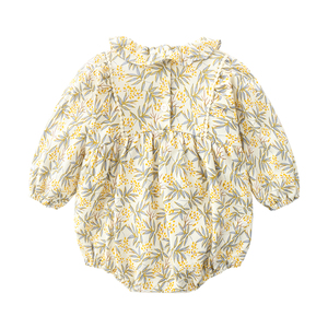 Gros 2020 printemps nouvelle arrivée 100% coton bébé vêtements ensemble nouveau-né bébé barboteuse vêtements avec chapeau pour <span class=keywords><strong>l</strong></span> - Product Image 2