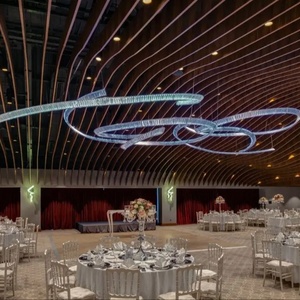 Đèn chùm nhà hiện đại sang trọng LED hiện đại kiểu xoắn ốc pha lê đèn chùm cầu thang thiết bị chiếu sáng đèn - Product Image 2