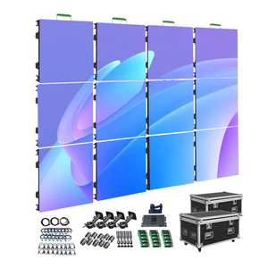 Écran LED couleur plein format pour <span class=keywords><strong>location</strong></span> extérieure, P3.91, 500x500 mm, cabinet haute luminosité, étanche, mur vidéo LED pour événements automobiles et commerciaux - Product Image 2