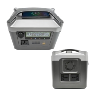 Station d'alimentation portable 600W, batterie au lithium d'urgence, générateur solaire pour le camping en plein air, la maison, avec lampe de poche