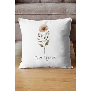 Funda de Almohada de Diseño Bohemio Serie 2, 18x18, Floral Geométrico, Portátil, de Tela de Lana, Multicolor, para Dormitorio, Sala de Estar, Exterior, Hogar - Product Image 1