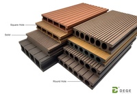 Dalles de terrasse en composite bois-plastique de qualité supérieure, imperméables, ignifuges, antidérapantes, avec garantie de 5 ans pour les patios commerciaux