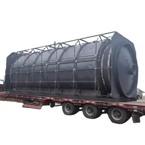 In Promotion 15Tons capacity waste tyre recycling to oil and carbon black