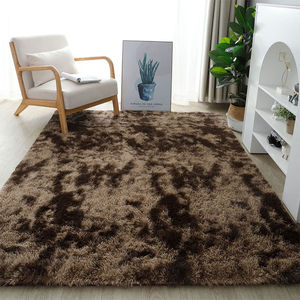 <span class=keywords><strong>Tapis</strong></span> moderne en polyester, fausse fourrure moelleuse, pelucheux, shaggy, couleur unie, lavable en machine, pour salon, chambre à coucher - Product Image 2