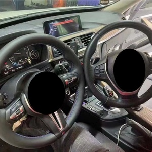 Volante para BMW F30 F10 con Airbag, Precio de Fábrica, Personalizado, Cuero Negro Perforado, Volante Deportivo M, Nuevo Diseño 2024 - Product Image 3