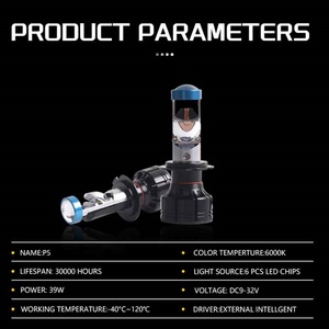 SANVI Mini LED Projector Lens H4 H11 H7 9005 9006 Plug & Play Car Headlights for Honda Chevrolet Corolla Light - Product Image 6