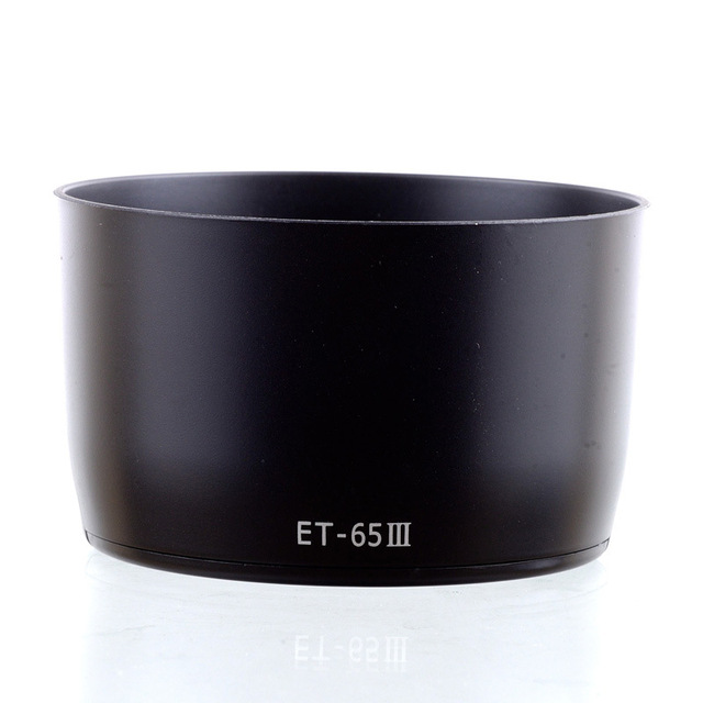 ET-65III 58mm Protective Lens Hood for Canon EF 70-210/100-300/85mm/100mm/135mm Lenses Dustproof Rain Resistant DSLR Photography