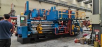 Presse d'extrusion 2500T de 9 pouces avec puissance de 580 kW, tension de 380 V, composants principaux PLC et moteur