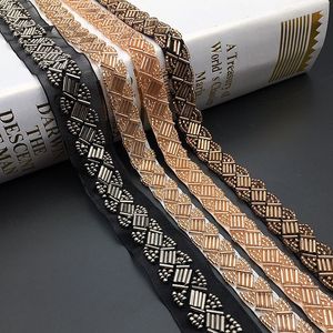 Deepeel CR154 Nastro in Pizzo Pesantemente Decorato con Perline, Accessori per <span class=keywords><strong>Abbigliamento</strong></span>, Ornamenti Fai-da-Te, Pizzo con Perline Fatto a Mano - Product Image 3