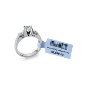 Ярлыки Uhf на заказ складное кольцо из серебра 925 пробы Размер из натуральной кожи S925 Логотип Прямоугольник Дубай наборы ювелирные изделия бирка - Product Image 3