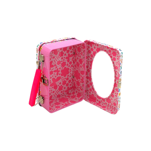 Caja de lata con cerradura y ventana; Caja de lata de embalaje de dulces con asa; Caja de lata rectangular personalizada - Product Image 4