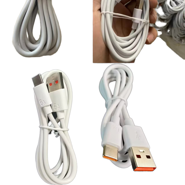 Direct from Manufacturer 6A Pure Copper Fast Charging TYPE-C Data Cable USB Cable Wholesale