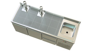 Refrigerador Dispensador de Cerveza para Pub, de Acero Inoxidable, Enfriador de Cerveza Comercial, Refrigerador Bajo Barra - Product Image 4