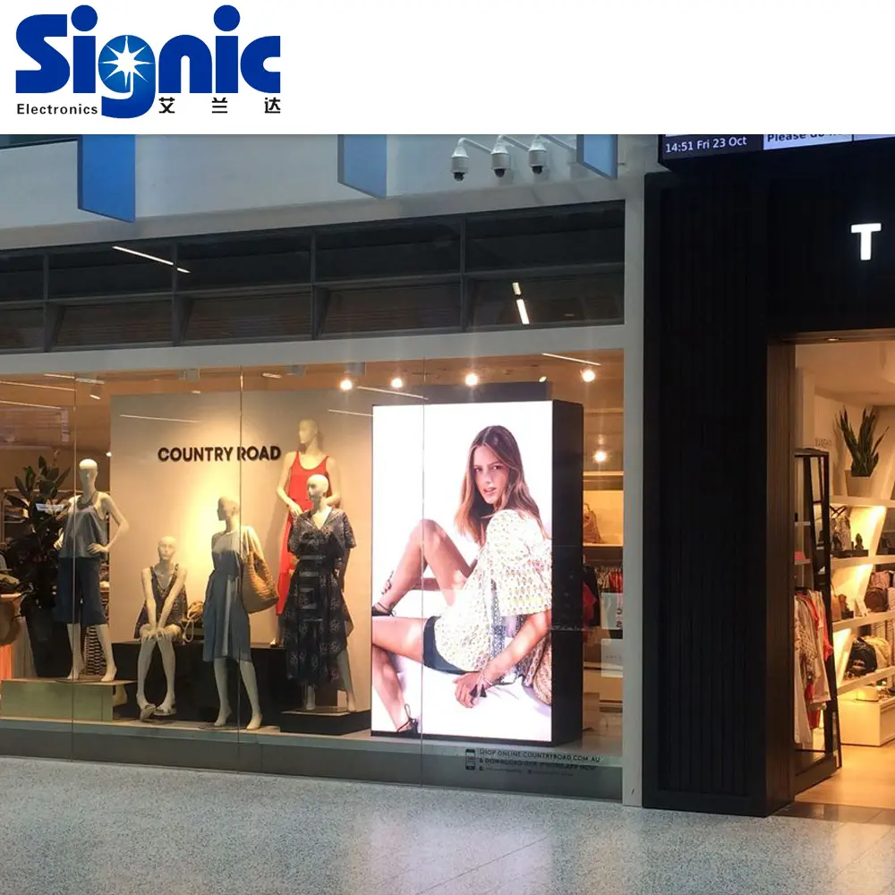 High Refresh P5mm SMD Advertising Led Display Screen Shop Window Advertising/Shopping Mall LED Shop Window display