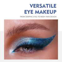 Eyeliner liquide de maquillage étanche et durable avec logo personnalisé marque privée 12 couleurs stylo Eyeliner métallique soyeux à séchage rapide