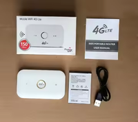 Router 4G LTE 150Mbps WiFi Repeater, penguat sinyal jaringan Expander saku Hotspot ponsel Modem Mifi nirkabel Slot kartu SIM