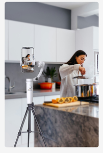 Stabilizzatore Portatile Mini 3-Axis per <span class=keywords><strong>Smartphone</strong></span> con Riconoscimento Facciale e Oggetti, Tracciamento AI 5.2 e Riconoscimento Gesti, Pieghevole - Product Image 6