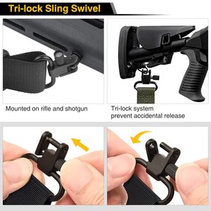 Correa de Hombro Cvlife de Paracord 550 de 2 Puntos con Cierre Giratorio Tri Lock para Actividades al Aire Libre - Product Image 3