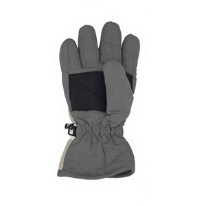 Guantes de snowboard y esquí con ribete angular en la parte posterior, detalles en los nudillos, correa tejida, hebilla deslizante y puño extendido para deportes de invierno - Product Image 3