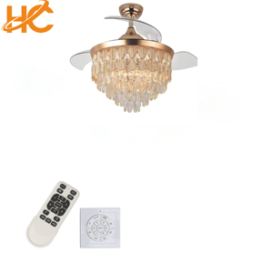 Nuevo Ventilador de Techo con Luz de Cristal y Control Remoto de 42 Pulgadas 110/220v - Product Image 1