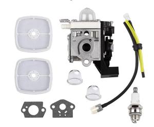 Kit d'entretien de carburateur pour débroussailleuse Echo SRM-<span class=keywords><strong>225</strong></span> PAS-<span class=keywords><strong>225</strong></span> GT-<span class=keywords><strong>225</strong></span> PE-<span class=keywords><strong>225</strong></span> Weed-Eater avec filtre à air, tuyau d'alimentation et carburateur RB-K93 - Product Image 2