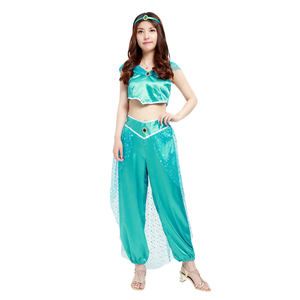 Cosplay mujeres Halloween India danza del vientre árabe exótico disfraz árabe <span class=keywords><strong>princesa</strong></span> <span class=keywords><strong>Aladdin</strong></span> adulto disfraz - Product Image 3