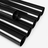 Tiges en fibre de carbone pour drone FPV, 3K uni, petit diamètre 6mm 8mm, longueur 1000mm 2000mm, vente en gros