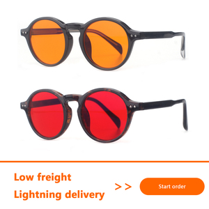 सनरे नवीनतम फैशन अंडाकार फ्रेम नारंगी लेंस ऑप्टिकल फ्रेम ट्रा90 सामग्री h8 h9 लेंस कस्टम एंटी-ब्लू लाइट ग्लास - Product Image 2