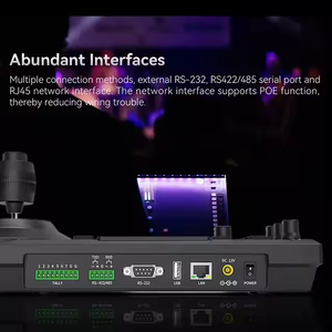 4K Conference <b>Camera</b> Broadcast Bundle 3 Pcs With 20X AI Tracking and <b>POE</b> Switch Video <b>System</b> Conference <b>Camera</b> - Product Image 2