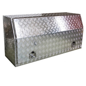 Boîte à outils en aluminium pour camion avec étagère pour <span class=keywords><strong>remorque</strong></span> et pick-up, boîte à outils en alliage d'aluminium pour Hilux, étanche - Product Image 2