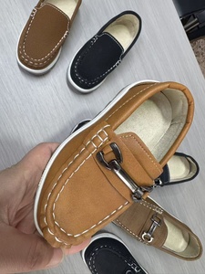 Scarpe da ragazzo in pelle Casual Beanie scarpe da bambino suole morbide a buon mercato scarpe in pelle singola all'ingrosso - Product Image 4