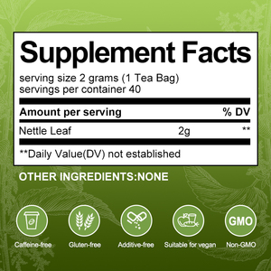 Sachets de Tisane aux Feuilles de <span class=keywords><strong>Ortie</strong></span> Pures, Naturelles et Fraîches, Mélangées, de Qualité Santé, Marque Blanche - Product Image 2