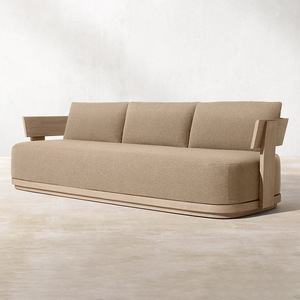 Luxury Quality Natural Wood or Antique Color Custom Size <strong>Patio</strong> Balcony Sofa <strong>Set</strong> Outdoor Furniture Garden Sofa <strong>Set</strong> - Product Image 3