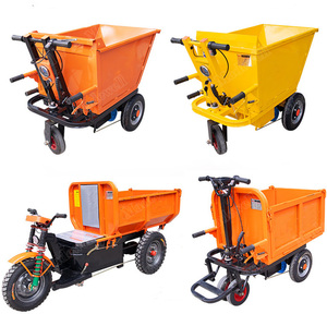 Minivolquete Eléctrico de Ingeniería para Construcción, Tipo Triciclo, con Ruedas de Carretilla - Product Image 4