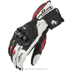 Gants de moto Furygan AFS-18 en cuir pour la course sur route, gants de moto à doigts complets, longs, pour la conduite, le vélo, les sports de plein air - Product Image 1