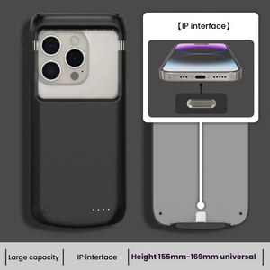 Vente flash - Étui de <span class=keywords><strong>batterie</strong></span> sans fil universel avec clip dorsal pour <span class=keywords><strong>iPhone</strong></span>, Samsung, HUAWEI, Android - <span class=keywords><strong>Batterie</strong></span> <span class=keywords><strong>externe</strong></span> - Product Image 6