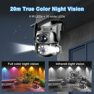 Yoosee Ai 4K 8M Dual Lens WIFI IP <b>Camera</b> Outdoor PTZ Body Auto Tracking <b>Night</b> <b>Vision</b> Wireless CCTV Surveillance Securitty <b>Camera</b> - Product Image 3