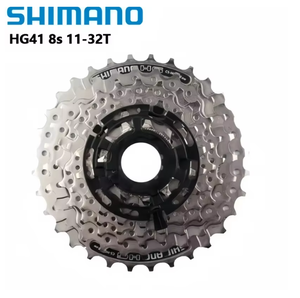 <span class=keywords><strong>Cassette</strong></span> Shimano HG41 - 8 vitesses HG51 HG41 VTT Vélo de montagne HG50 Vélo de route Roue libre 8s 11-32T Pièces de vélo - Product Image 1