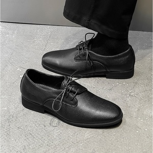 Chaussures habillées en cuir souple pour hommes, résistantes à l'usure, avec motif personnalisé, fabrication en gros ODM - Product Image 4
