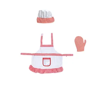 Kinder Geburtstags geschenke Kocher Pretend Toy Kichen Cosplay Kostüm Chef Thema Kostüm Kocher Outfit Cosplay Kostüme