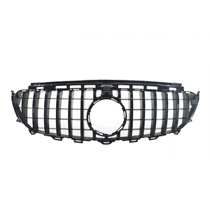 Pour W213 (pré-lifting 2016-2020) Mercedes <span class=keywords><strong>Classe</strong></span> E E200/E260/E300 AMG GT/E63S/MB Style Grille avant (<span class=keywords><strong>Panamericana</strong></span>/Star Grille) - Product Image 2