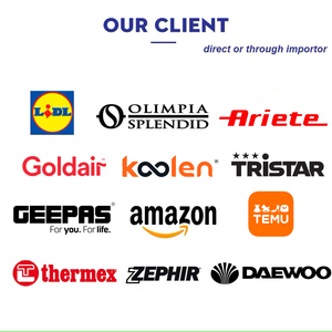 Fan hâm mộ Nóng Nhà Máy Giá thấp nhanh chóng Heat-up kỹ thuật số di động treo tường điện PTC gốm fan hâm mộ nóng - Product Image 6