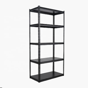 Estantes de almacenamiento de acero en ángulo de Servicio Ligero Montaje de almacén Estante De Pie ajustable Estantes de almacenamiento sin pernos - Product Image 1