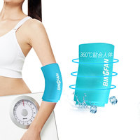 Coude Ice Cold Compression Sleeve Soft Solid Gel pack chaud et froid Ankle Foot Ice Pack Wrap pour les blessures
