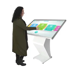 High Brightness 43inch Touch Screen Panel Kiosk Suppliers Interactive Information Kiosk