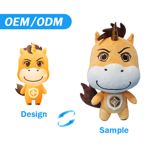 Porte-clés en peluche personnalisé, miniatures Ours, Lion, Chien, Cheval, Éléphant, Poulet, jouet animal en peluche de dessin animé, pour machine à griffes - Product Image 4