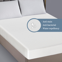 AIDI Euro Top Matelas de lit ignifugé 4 pouces (10cm) Double couche Gradient Topper Offre Spéciale CertiPUR-US Certificate Hotel Bedroom