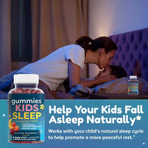 어린이와 성인을위한 천연 멜라토닌 구미 편안한 수면 촉진을위한 비 습관 형성 수면 보조제 - Product Image 2